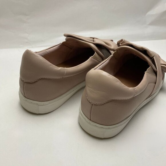 HALOGEN Nordstrom Bow Leather Sneakers Pastel Size 8 - Picture 3 of 8